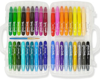 Silky Crayons 12pcs- Assorted – Olly-Olly