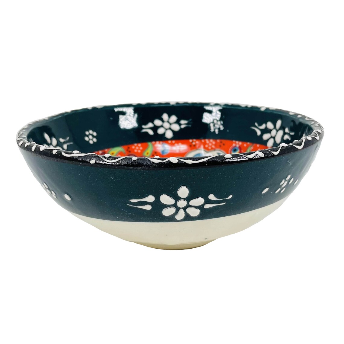 Turkish Handmade Floral Bowl Serving Bowl Decorative Bowl Etsy