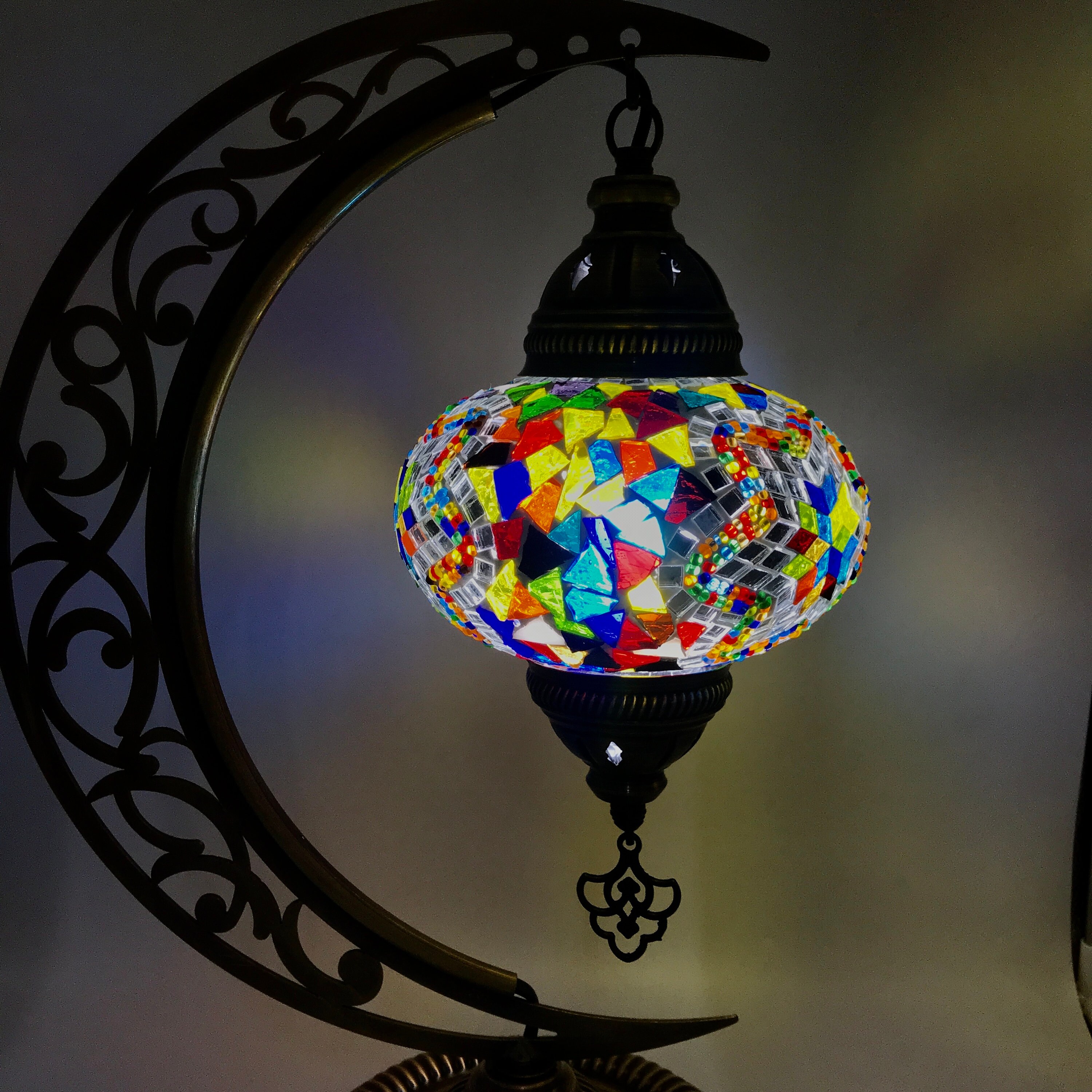 AIBOTY Türkische Marokkanische Mosaik-Wandleuchterlampe