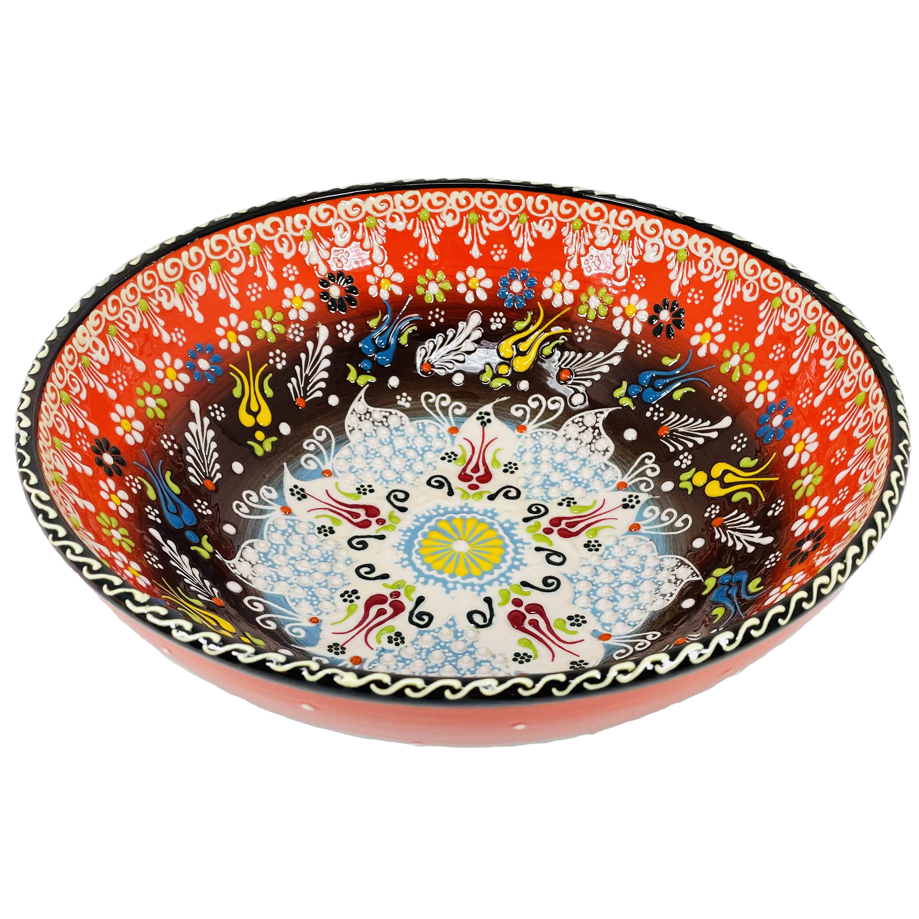 Turkish Handmade Floral Bowl Serving Bowl Decorative Bowl | Etsy