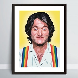 Lámina artística de Robin Williams