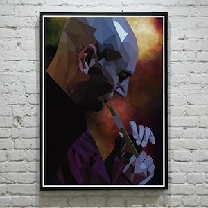 Star Trek Inspired A3 Signed Print (Picard, The Inner Light) &quot;An Old Folk Melody&quot;