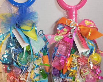 Easter shovel, filled Easter baskets for boys, easter shovel  filled easter shovel,  pre-filled easter basket,  Kids Easter