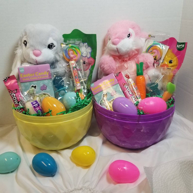 Prefilled Easter Egg Easter Basket Giant Easter Egg Etsy