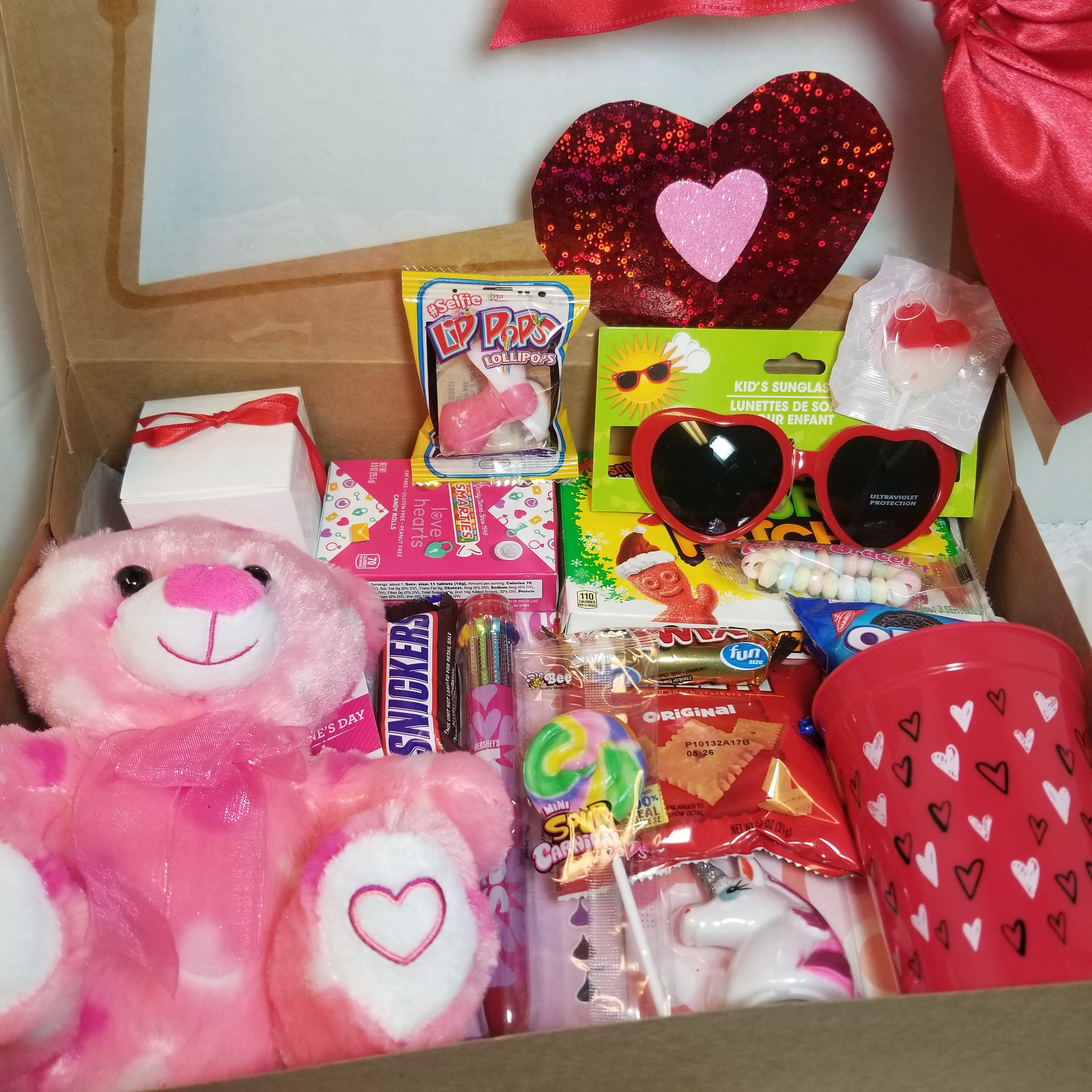 Valentine Gift for Children, Valentine Gift for Boys, Gift Box for Kids,  Kid's Valentine Basket, Valentine's Gift Box for Kids 