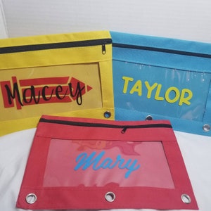 Pencil case, personalized pencil case, pencil holder, erasers, pencil case, kindergarten, preschool supplies, elementary