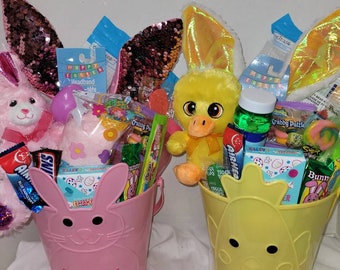 Easter basket; Personalized Easter basket; Easter basket for girls, Easter basket for boys; prefilled Easter basket, Easter bunny, Easter