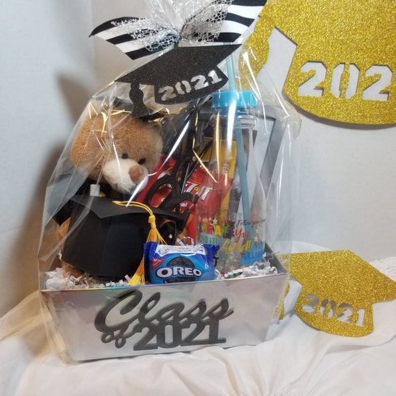 Graduation Gift Basket Graduation Gift for Her Graduation Etsy