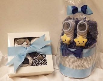 Diaper cake, new baby gift, onesie cupcake, diaper cake, baby welcome gift, pregnancy gift, mom-to-be gift, new mom gift, diaper cake