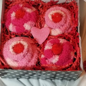 Birthday socks, Christmas cupcake, Sweet Treat for your Feet! Fuzzy sock cupcake,  sock cupcake, get well gift,  birthday cupcake socks