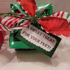 Christmas fuzzy socks, Fuzzy Cupcake socks, Christmas sock cupcakes, coworker Christmas gift, employee Christmas gifts, gift exchange