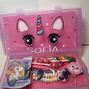 Personalized pencil box, pencil case, unicorn pencil box, pencil box, personalized unicorn pencil box, school box, crayola box