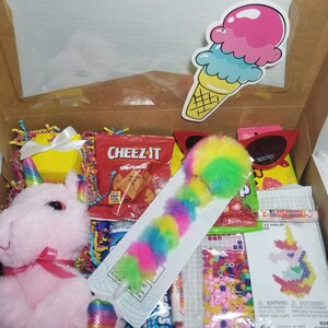 Unicorn Birthday Gift, Unicorn Gift Basket, Girls Unicorn Get Well Gift ...