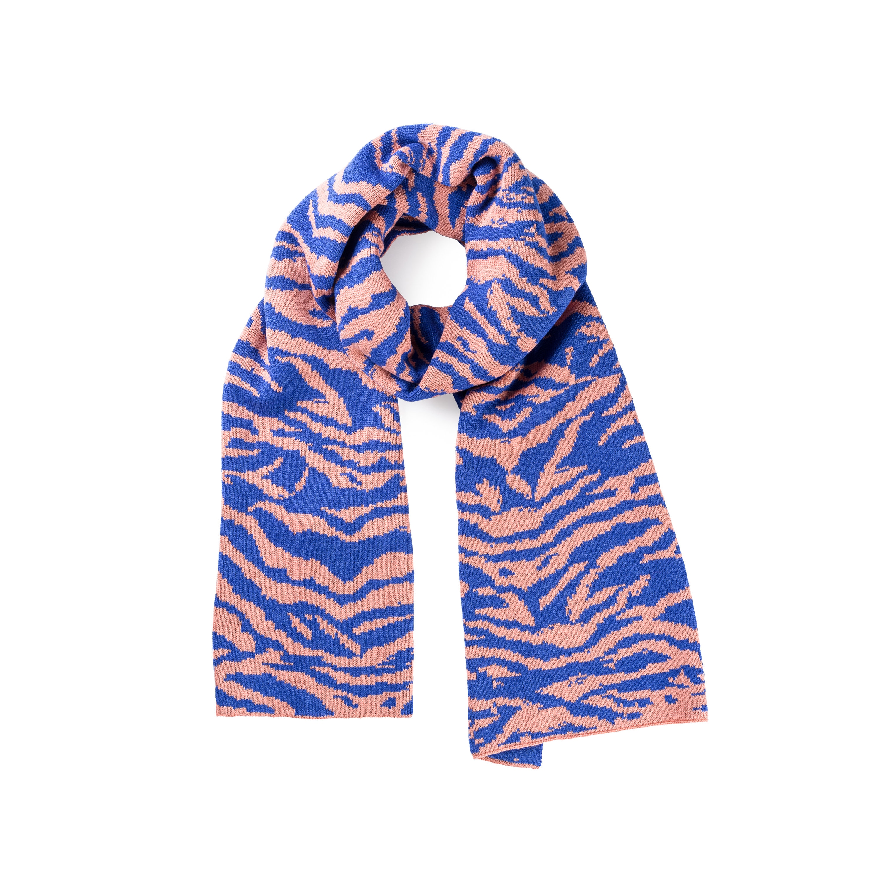 Sample Sale FINAL SALE Tiger Stripe Scarf Knit Scarf Etsy