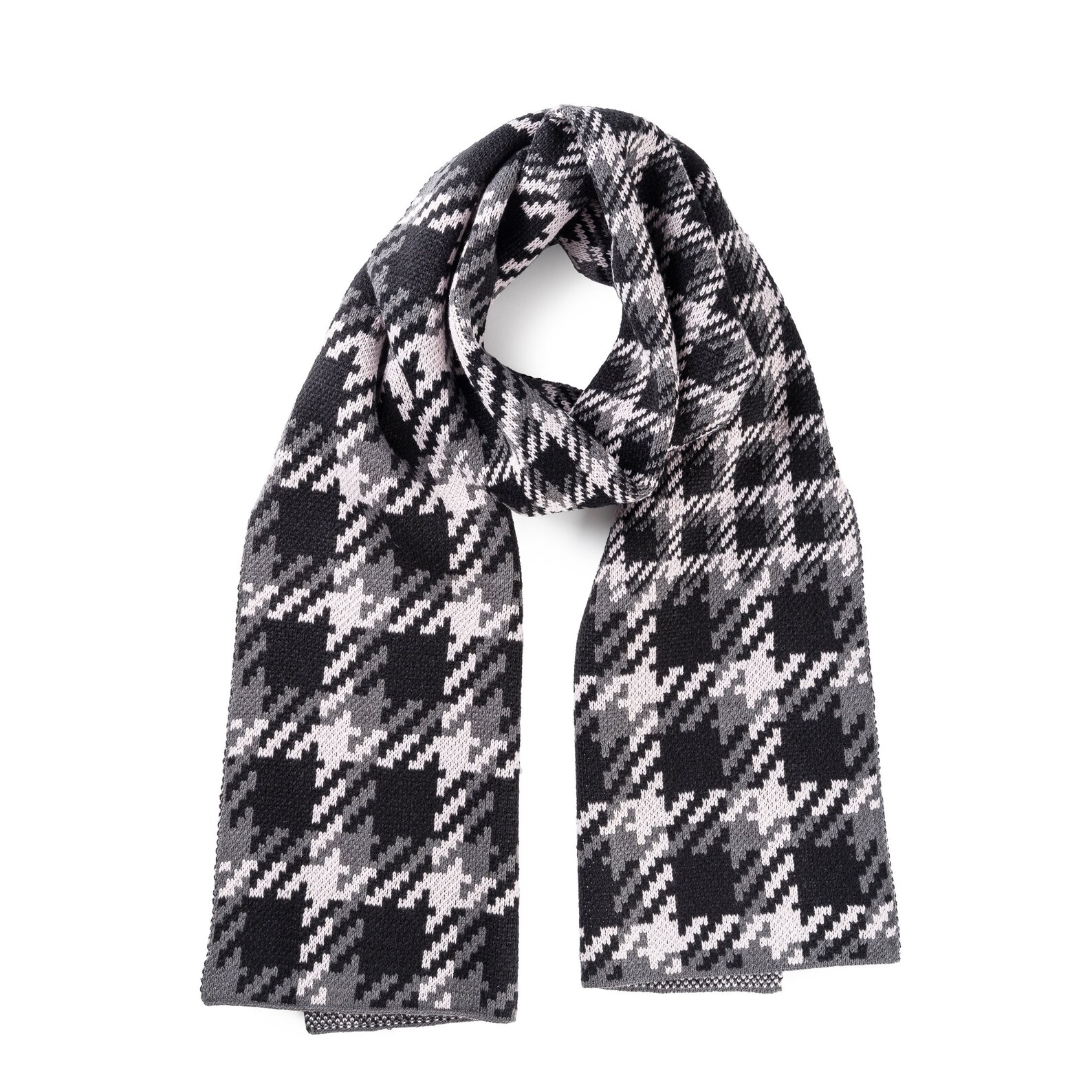 Sample Sale FINAL SALE Houndstooth Scarf Knit Scarf Etsy