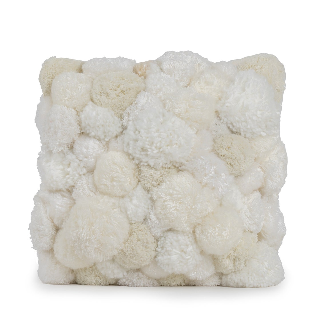 All Over Pom Pom Pillow Home Decor Throw Pillow Durable Etsy