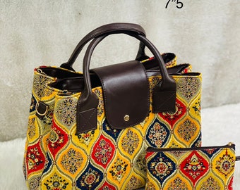【READYMADE】PATCHWORK BIG CHAIN BAG Wholesale patchwork bag for your store