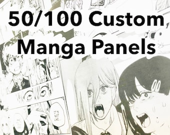 Manga Print Etsy