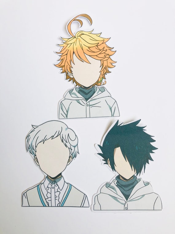 Buy The Promised Neverland Faceless Character Stickers V1 TPN / Online in  India - Etsy