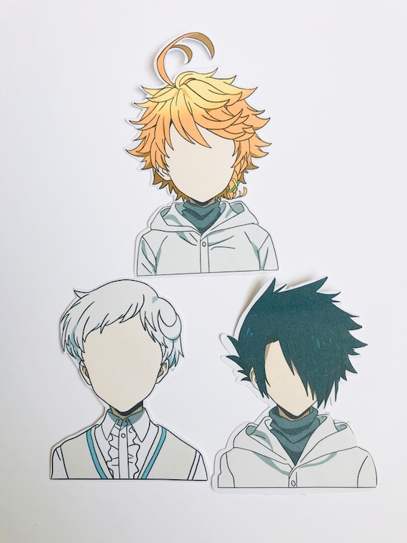 The Promised Neverland Faceless Character Stickers V1 TPN / 