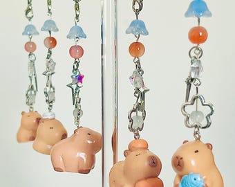 Capybara Phone Charm | Keychain / Capybara / Cute / Phone Charm / Jewelry / Accessories