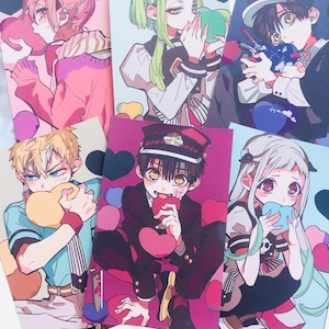 Toilet Bound Hanako-kun Character Prints v1  | Anime / Manga / Posters / TBHK / Hanako / Yashiro / Nene / Tsukasa / Kou / Mitsuba / Sakura