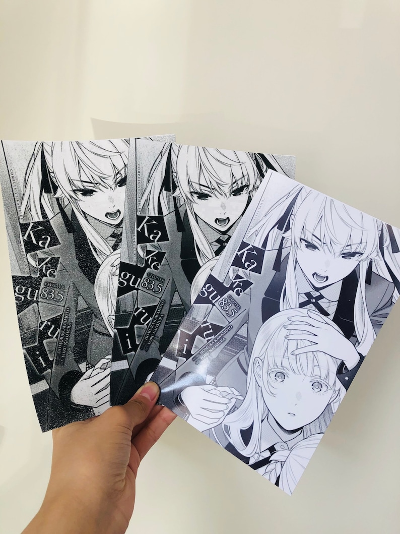 Peut inclure: Plusieurs mangas en noir et blanc repr&eacute;sentant une jeune femme de style anime aux cheveux blonds. Les couvertures affichent le titre "Kakegurui" et du texte japonais.