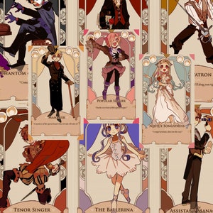 Toilet Bound Hanako-kun Character Prints  v2 Phantom of the Opera  | Anime / Manga / Posters / TBHK / Hanako / Yashiro / Nene / Tsukasa
