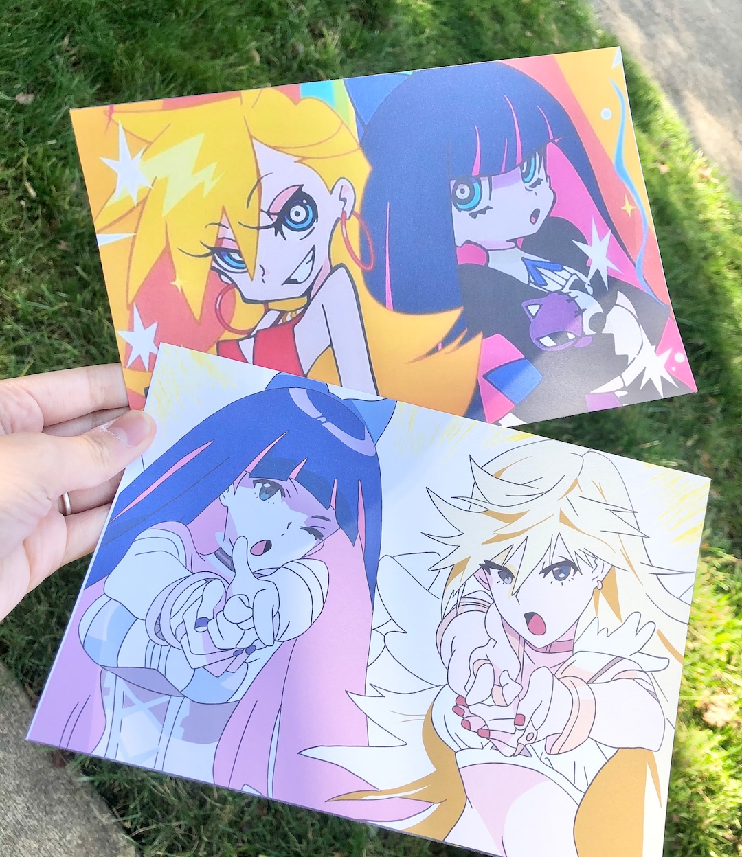 Panty and Stocking Print | Anime  PSWG  Panty and Stocking  Anime Print   Anime Poster - Etsy