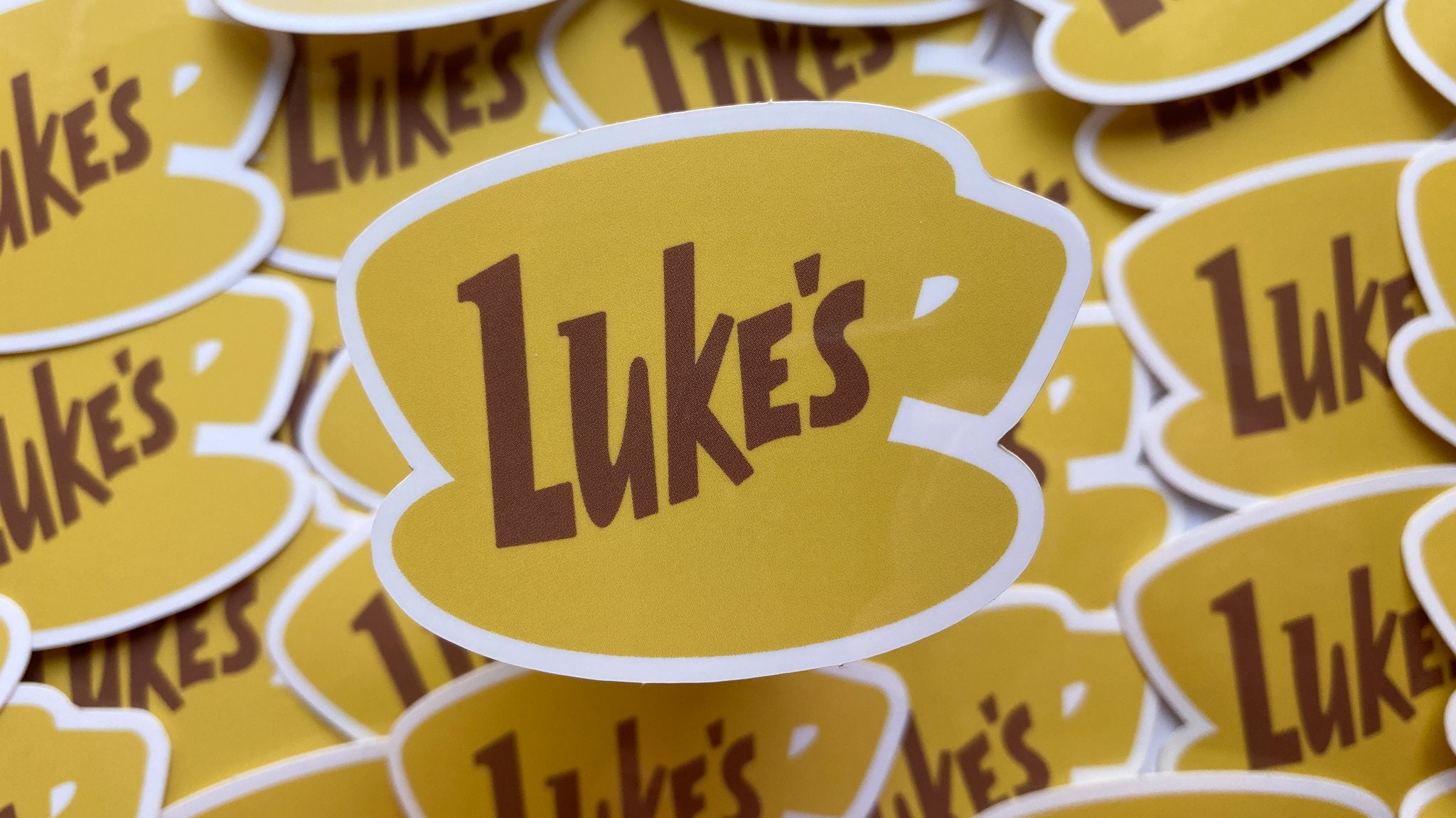 Luke's Diner Sign Gilmore Girls Sticker | Etsy