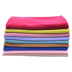 8 Wale Corduroy Fabric, By The Half Yard, Ribbed Fabric, Apparel Fabric, Coat Fabric, Hair Accessories Fabric