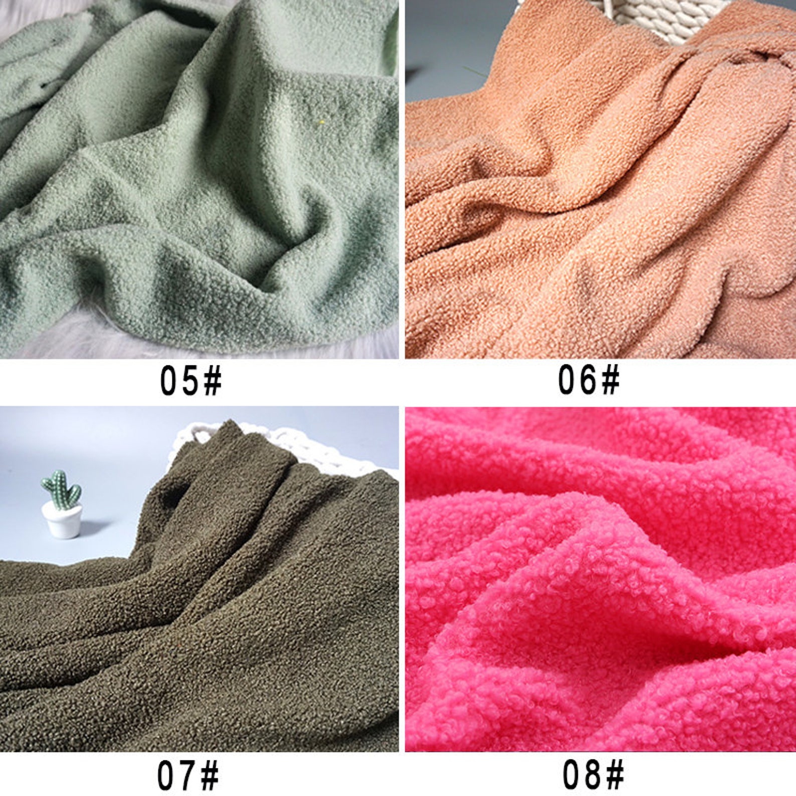 Teddy Plush Fabric Polyester Plush Fabric Lightweight Fleece Etsy