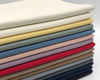 Wool Suiting Fabric, Worsted Wool Fabric, By the Half Yard, Suit Fabric, Twill Worsted Wool Fabric, Apparel Fabric, Sewing Fabric