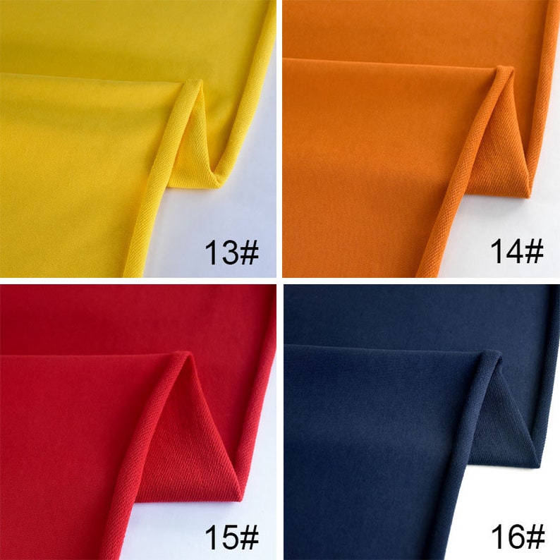 Sweatshirt fabric, Hoodies Fabric, Sweater Fabric, 100% Cotton Knit Fabric, Stretch Fabric, Hoody Fabric, Sewing Fabric, By the Half Yard image 7