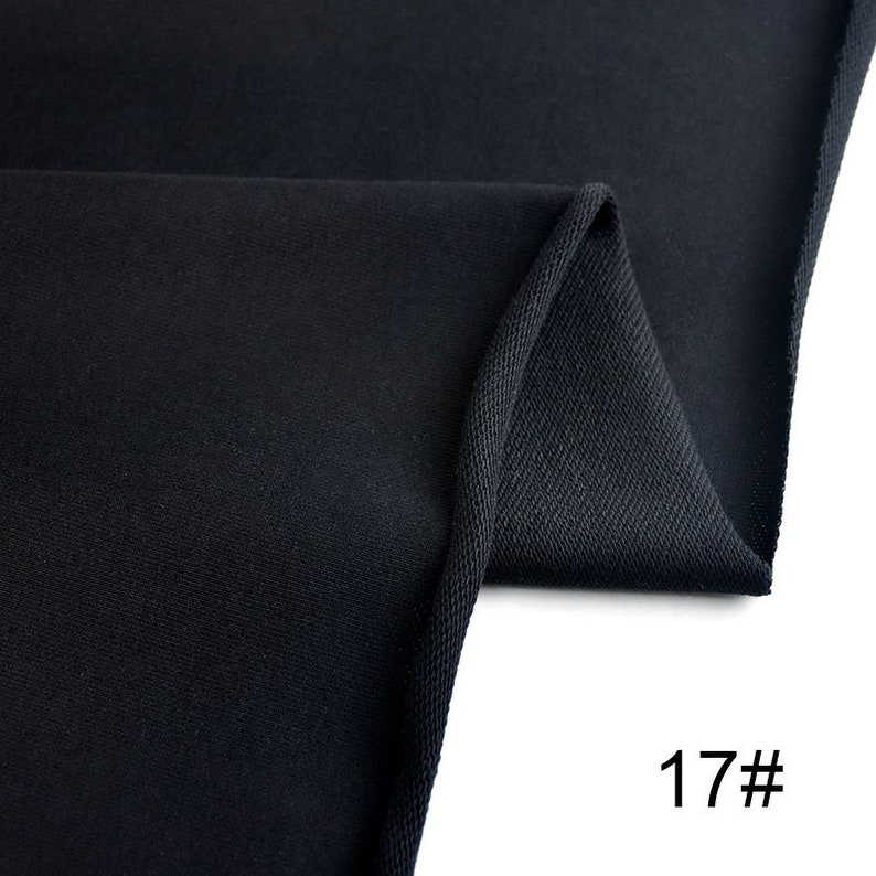 Sweatshirt fabric, Hoodies Fabric, Sweater Fabric, 100% Cotton Knit Fabric, Stretch Fabric, Hoody Fabric, Sewing Fabric, By the Half Yard 17