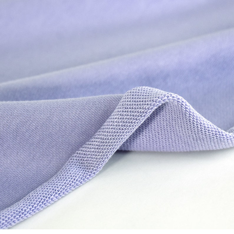 Sweatshirt fabric, Hoodies Fabric, Sweater Fabric, 100% Cotton Knit Fabric, Stretch Fabric, Hoody Fabric, Sewing Fabric, By the Half Yard image 2