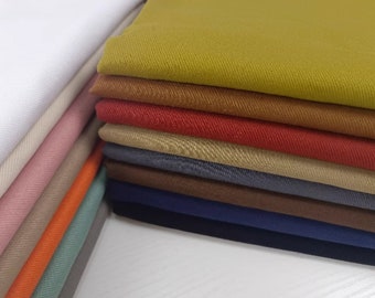 Tela de mezclilla elástica de colores, tela de mezclilla lavada, tela de mezclilla de algodón, tela de mezclilla de sarga, mezclilla gruesa, mezclilla suave, por medio patio