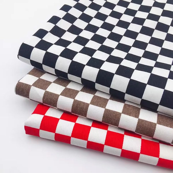 Checked Denim Fabric, Washed Denim Fabric, Cotton Denim Fabric, Colored Printed Denim Fabric, Thick Denim, Soft Denim, By The Half Yard
