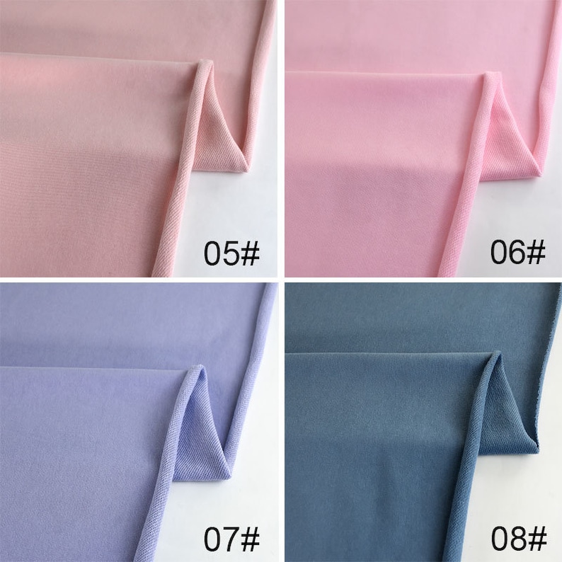 Sweatshirt fabric, Hoodies Fabric, Sweater Fabric, 100% Cotton Knit Fabric, Stretch Fabric, Hoody Fabric, Sewing Fabric, By the Half Yard image 5