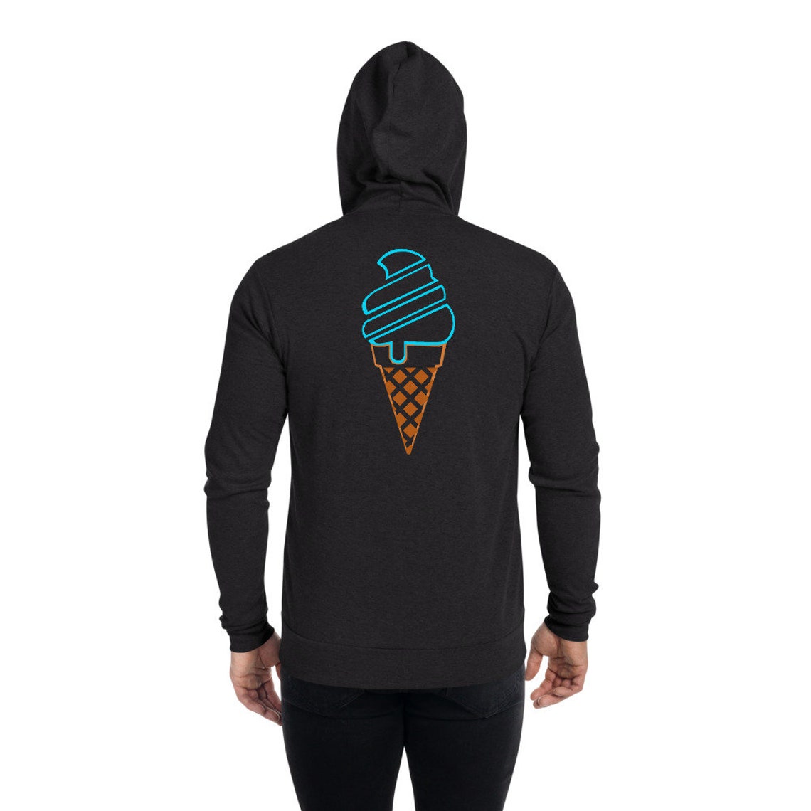 Ice Cream zip hoodie Etsy
