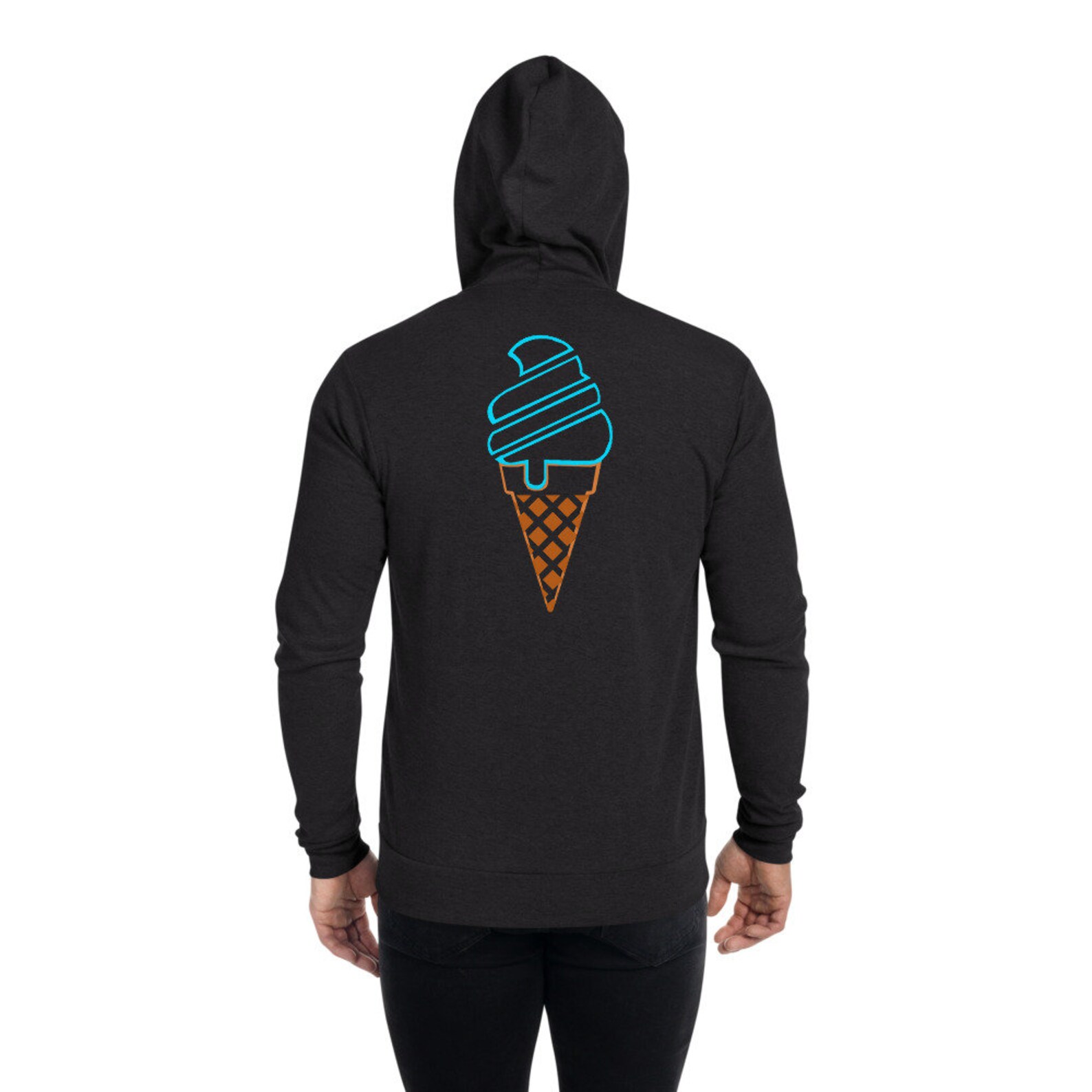 Ice Cream zip hoodie Etsy