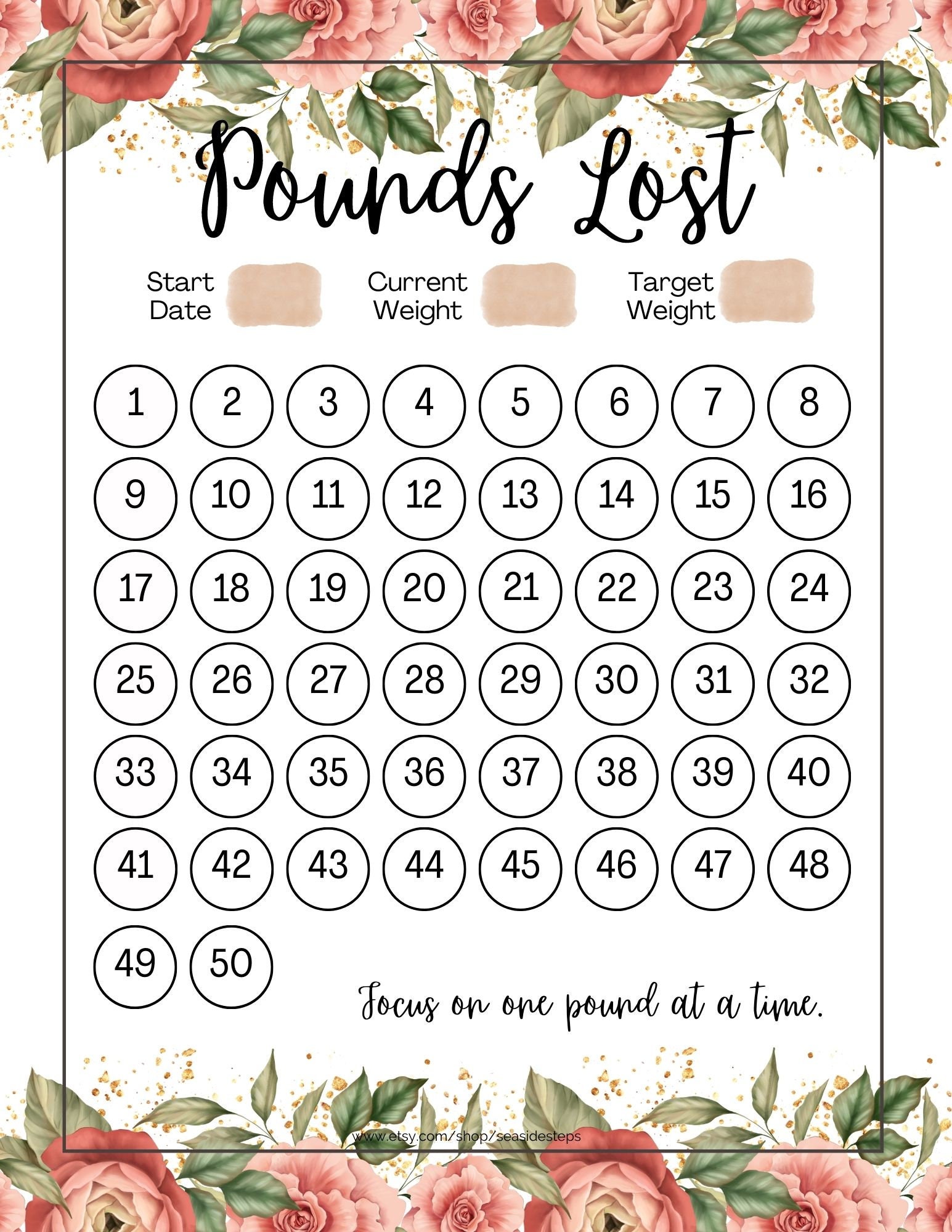 weight-loss-tracker-50-lbs-weight-loss-journal-printable-etsy