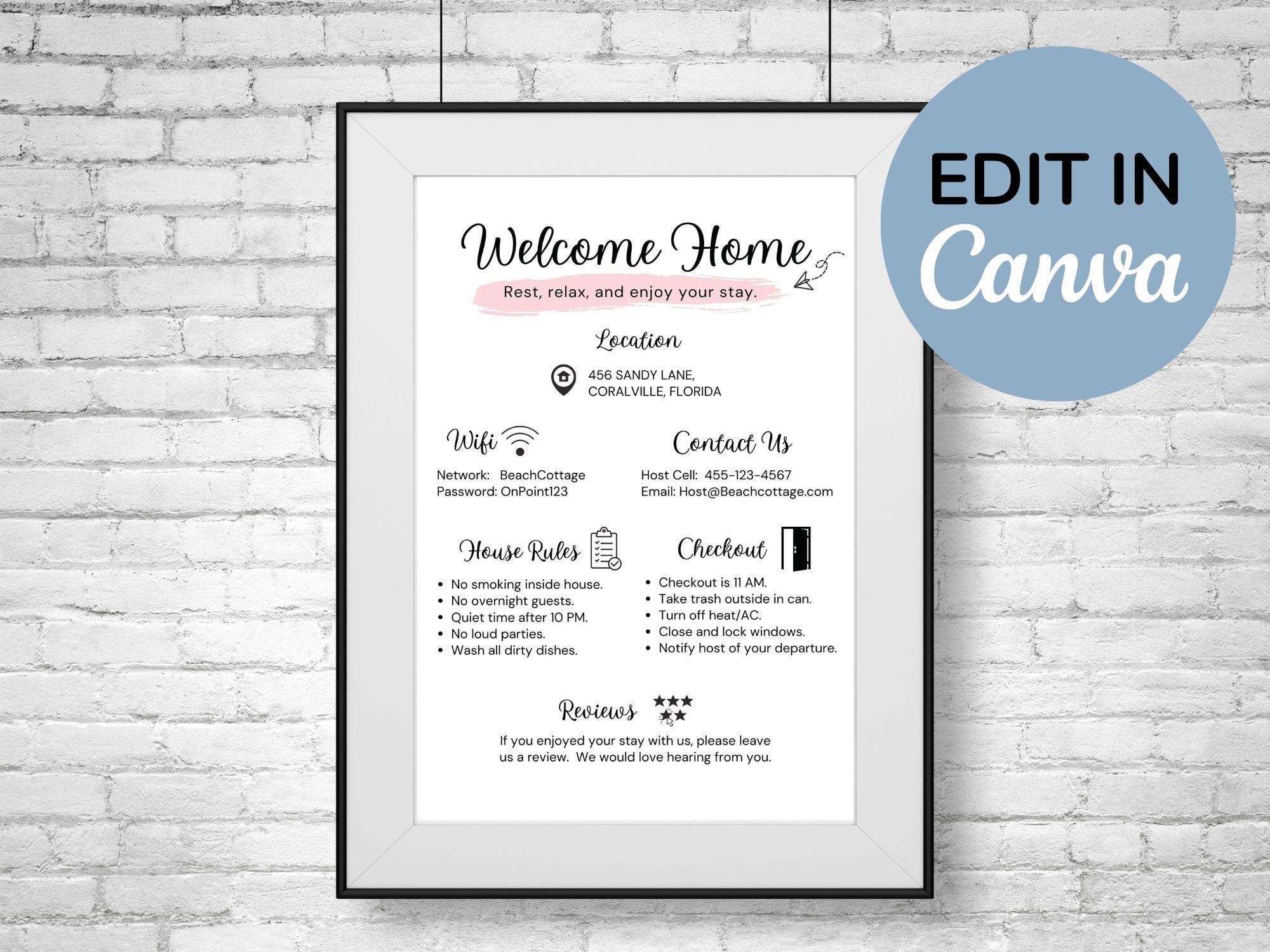 Guest House Rules - Etsy