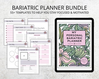 Bariatric Surgery Planner: Weight Loss Journal (Printable PDF)