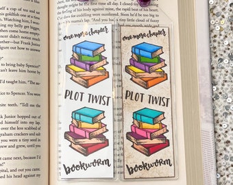 Bookworm Quotes Handmade Bookmark