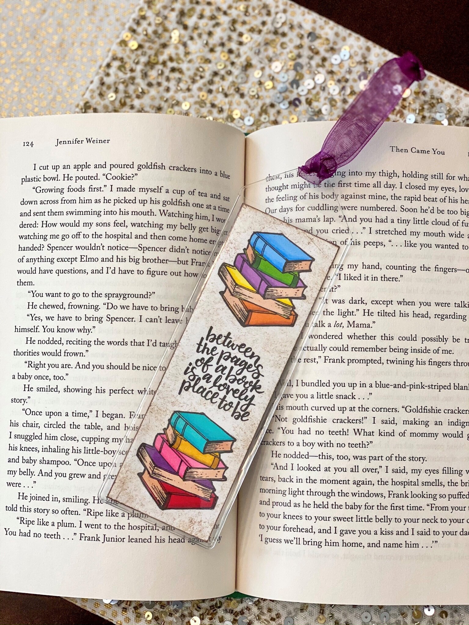 Book Lover Handmade Bookmark - Etsy