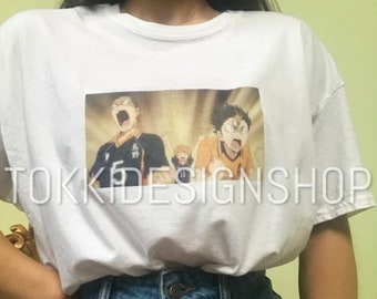 Three Volleyball Brain Cells, HQ Volleyball Club, Anime, Short Sleeve Unisex T-Shirt