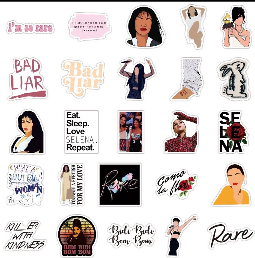 Selena Quintanilla Stickers Selena Gomez Stickers Selena Etsy