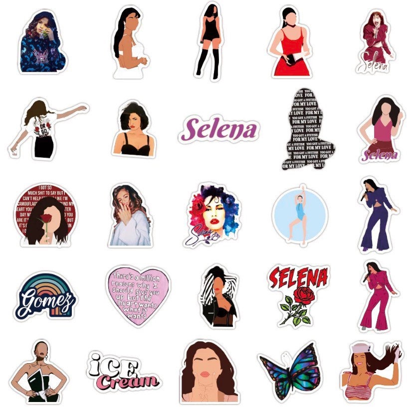Selena Quintanilla Stickers Selena Gomez Stickers Selena Etsy