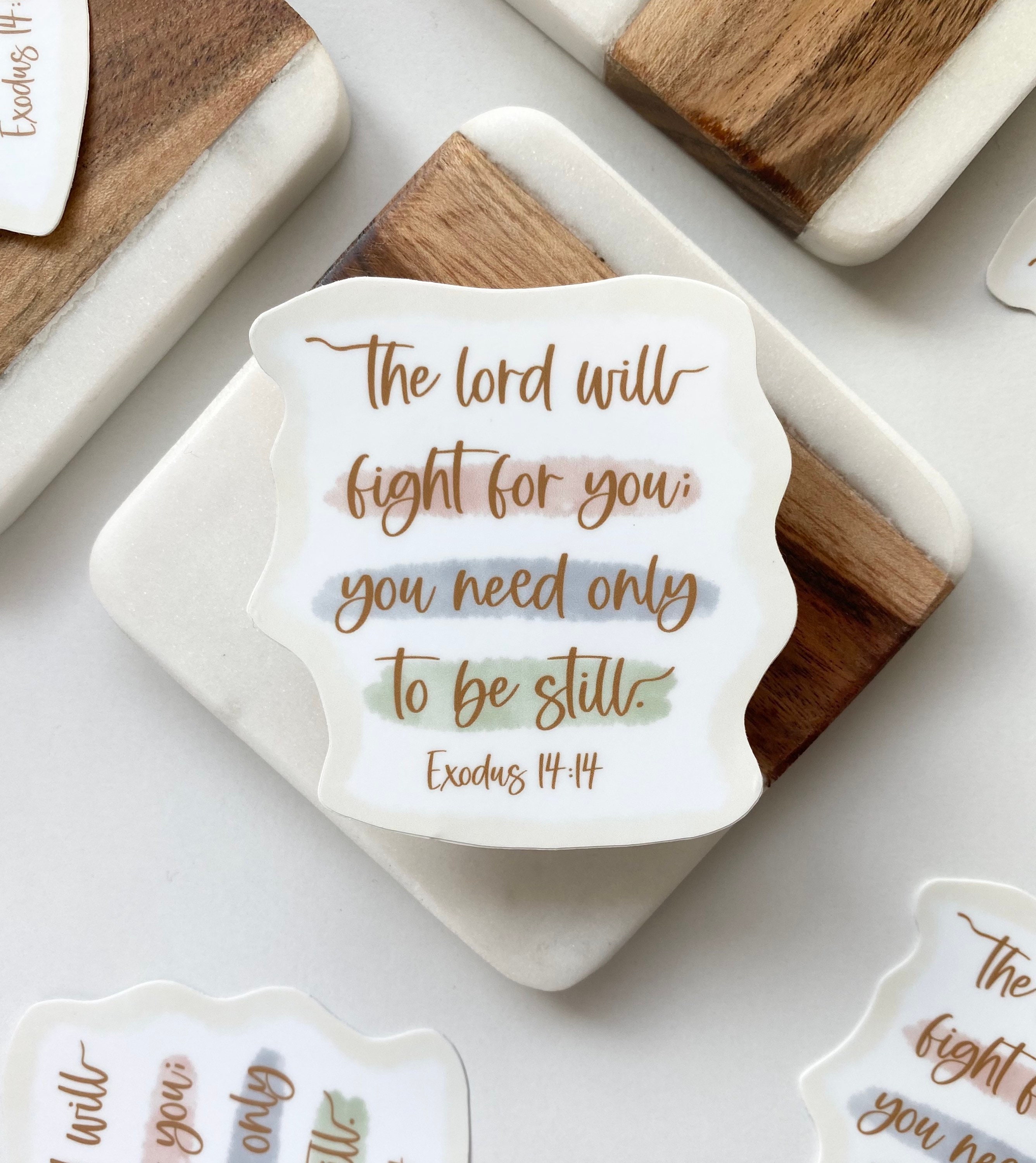 Bible Verse Sticker Waterproof Decal Etsy